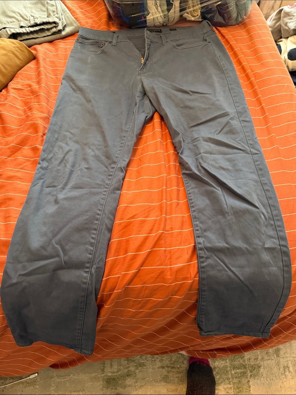 Lucky Brand Men's Bootcut Jeans in Slate Gray